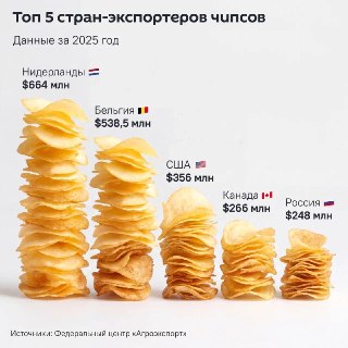Россия стала пятым крупнейшим мировым поставщиком чипсов