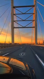 Яркий субботний закат в Петербурге