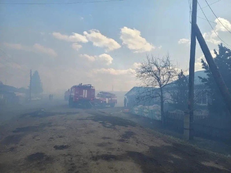 В Красноярском крае из-за пожара уничтожено 14 домов