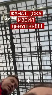 Фанат ЦСКА ударил девушку на матче против «Зенита»