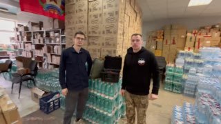 Передача гуманитарной помощи подразделениям БПЛА и раненым бойцам