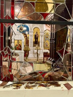 В Женеве задержан вандал, разбивший исторический витраж православного собора