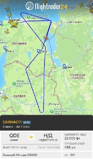 Самолет-разведчик НАТО заметили у границ Ленинградской области