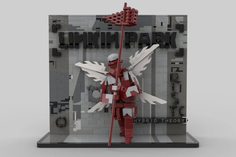 Фанат Linkin Park превратил обложку альбома Hybrid Theory в набор LEGO