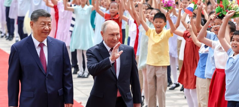 Самые крутые кадры визита Путина в Китай