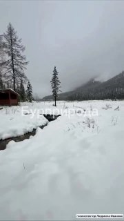 В Бурятии вернулись зимние морозы и снег на фоне паводков