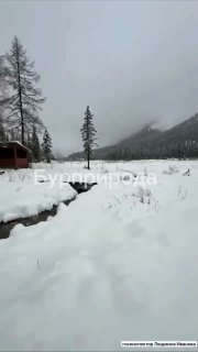 Погодный хаос в Бурятии: снег и паводки размывают дороги