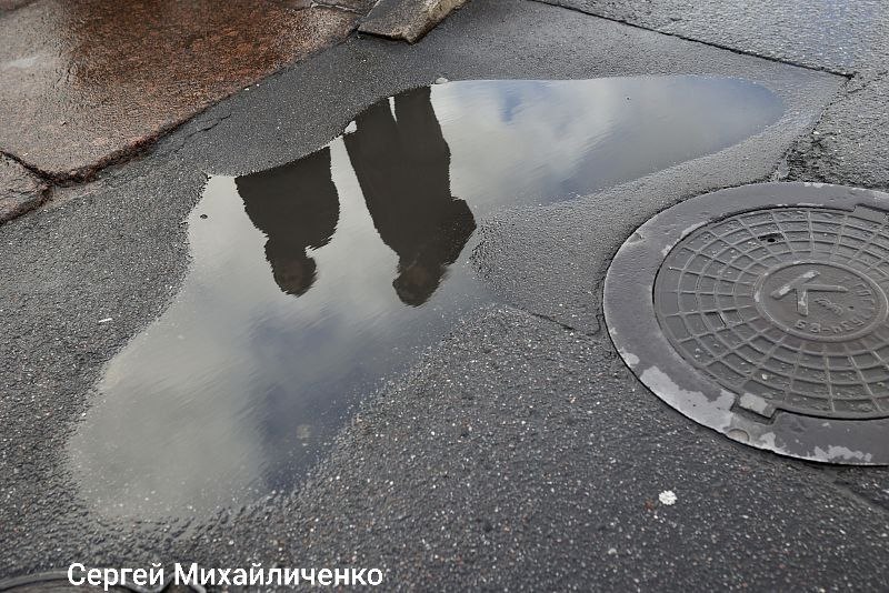 В Петербурге сыро после ночной грозы