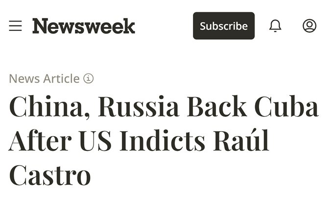 Россия и Китай поддерживают Кубу на фоне давления со стороны США