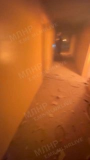 В сети появилось видео из общежития в Старобельске после удара