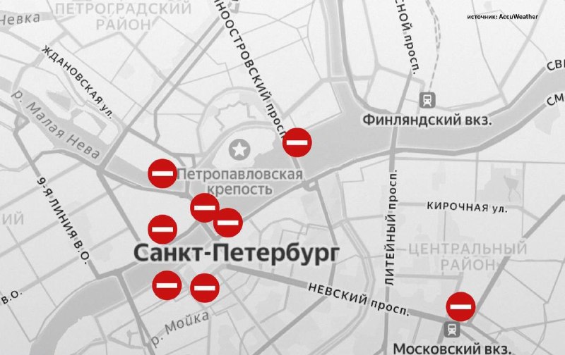 В центре Санкт-Петербурга перекроют улицы и мосты из-за полумарафона «ЗаБег»