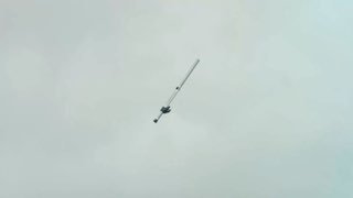 Представлены кадры запуска дрона-перехватчика AS3 Surveyor с мобильной установки