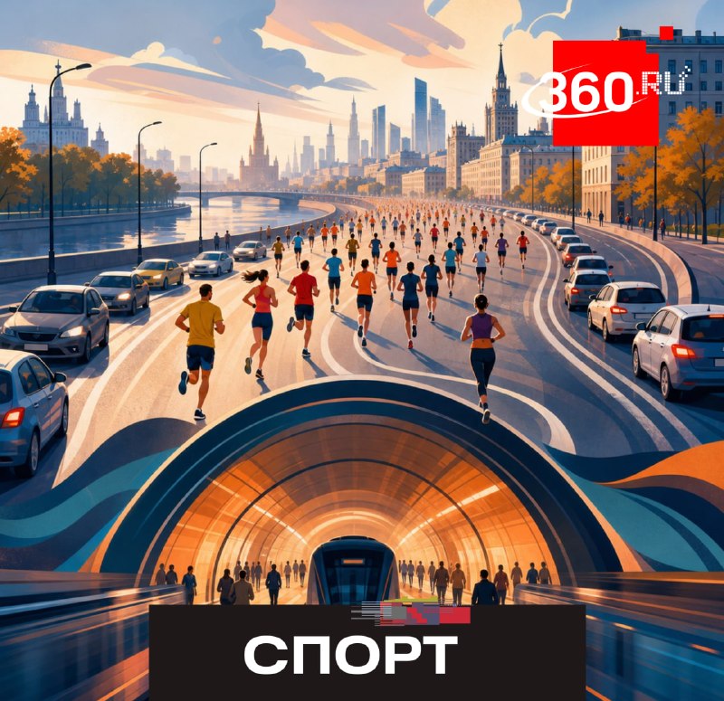 В Москве перекрыли улицы и мосты из-за полумарафона