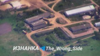 Удар дрона «Герань-2» по складу БПЛА в Черниговской области