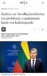 Глава МИД Литвы Кестутис Будрис допустил сценарии атаки на Калининградскую область