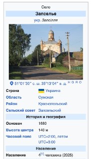 Ирония над сообщениями о взятии села Запселье в Сумской области