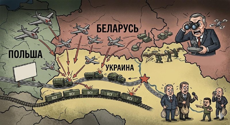 ISW: Россия может готовить удары дронами по логистическим путям Украины с территории Белоруссии