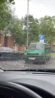В Подмосковье выпал крупный град