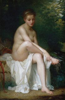 Картина Шарля Ланделя «Исмения, нимфа из свиты Дианы»