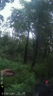 Уничтожение боевика ВСУ в районе Славянского направления с помощью FPV-дрона