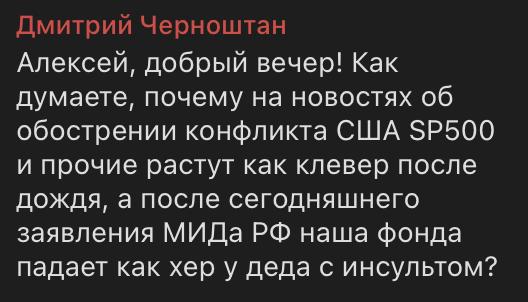 Анализ реакции российского фондового рынка на заявления МИД РФ об обострении конфликта