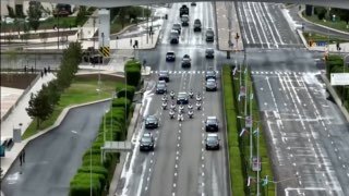 Состав кортежа Путина в Астане: броневик, вертолет и машина с РЭБ