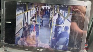 В Красноярске в результате аварии автобуса с легковым автомобилем пострадали девять пассажиров
