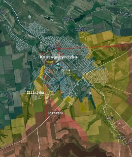 Ухудшение ситуации в Константиновке из-за дефицита пехоты ВСУ