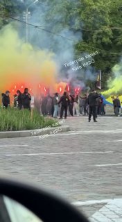 Украинские неонацисты на марше в Киеве