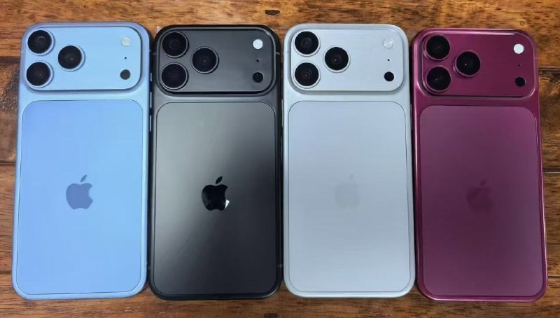 Слиты фотографии iPhone 18 Pro во всех цветах