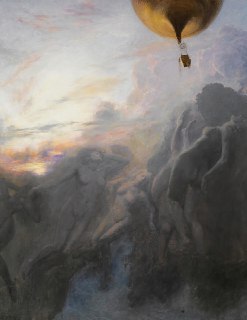 Картина Эмиля Фриана «Путешествие в бесконечность» (1899)