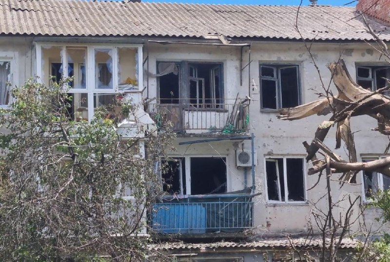 При атаке ВСУ в Геническе повреждено по меньшей мере 48 квартир