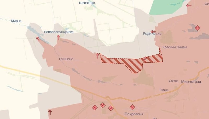 Продвижение российских войск в Донецкой и Запорожской областях