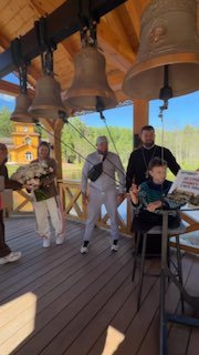 Встреча с 14-летним звонарем Фотием и планы по строительству храма
