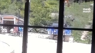 В Кисловодске камнепад едва не стал причиной трагедии у горы Кольцо