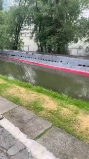 В Краснодаре подтопило подводную лодку-памятник М-261