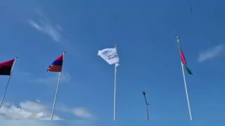 На ПМЭФ рядом с флагами Армении и Беларуси заметили флаг Талибана