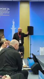 Михаила Гребенюка назвали инфоцыганом на ПМЭФ