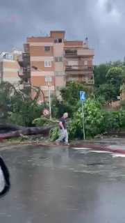 В Риме произошла стихийная перепланировка из-за урагана