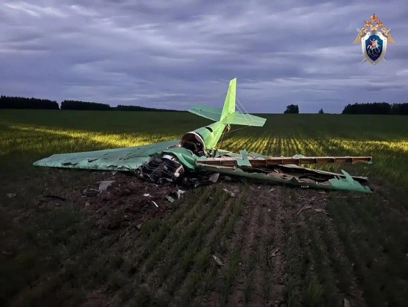 В Татарстане разбился самодельный самолет, пилот погиб