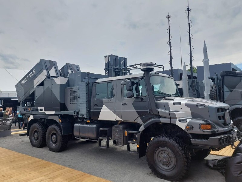 В Берлине представлен новый зенитный ракетный комплекс IRIS-T SLS Mk 4 от Diehl Defence