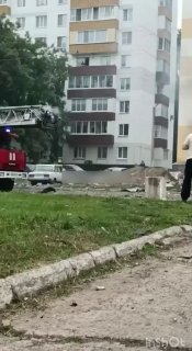 В Нижнекамске зафиксирован удар БПЛА по жилому дому с частичным обрушением квартир