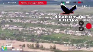 Работа артиллерии на Херсонском направлении в Новотятинке