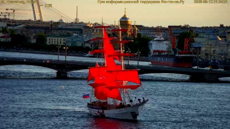 Из-за репетиции «Алых парусов» изменилось время развода мостов в Петербурге