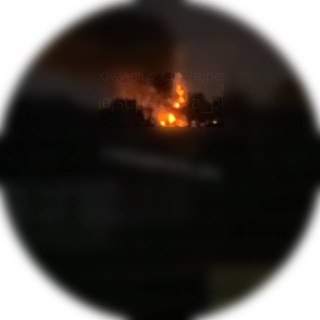 В Краснодарском крае из-за падения обломков БПЛА загорелась нефтебаза