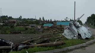 В Кушве ликвидируют последствия сильнейшего шторма