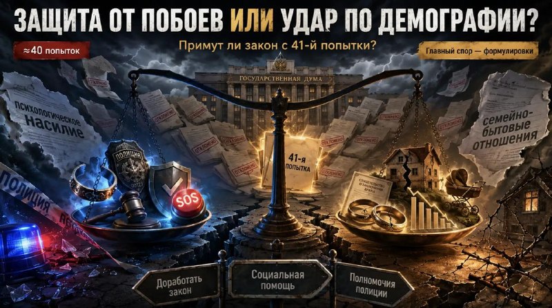 В Госдуме обсуждают инициативу о возвращении уголовной ответственности за домашние побои