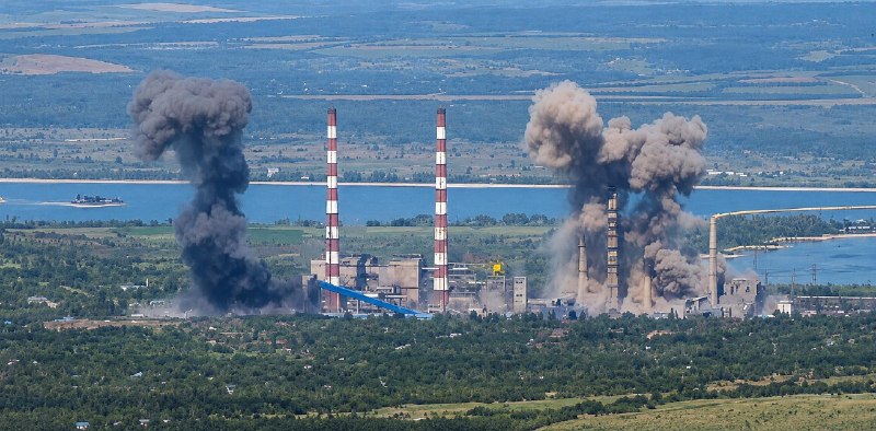 Анализ обороноспособности Славянской ТЭС в ходе наступательной операции