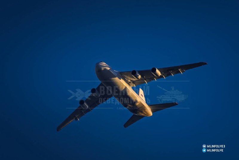 Тяжелый военно-транспортный самолёт Ан-124-100 «Руслан» 224-го летного отряда ВКС
