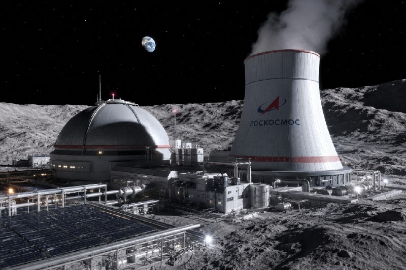 Роскосмос планирует построить АЭС на Луне к 2036 году